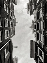 Low angle view of buildings against sky