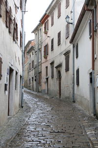 Cobbled street of motovun