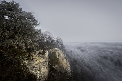 Scenic view of mountain against sky