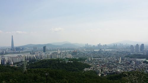 Cityscape against sky