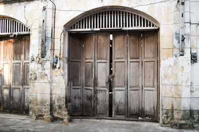 Old weeden door