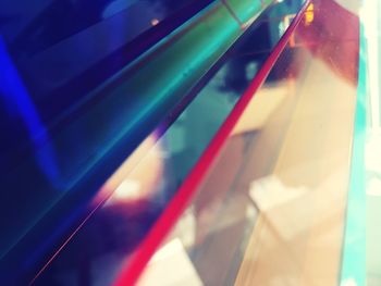 Close-up of illuminated lights