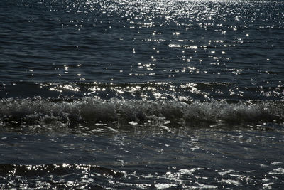 Full frame shot of sea water
