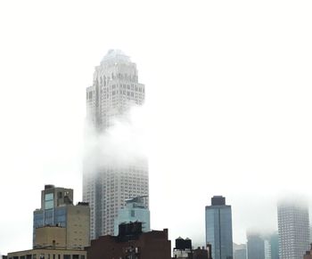 Low angle view of modern buildings