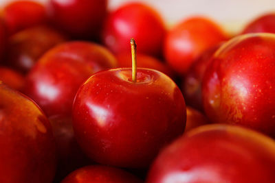Full frame shot of apples
