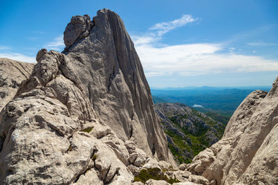 Tulove grede rocks on the velebit mountain, croatia