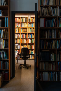 Interior of library