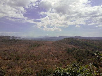 Scenic view of landscape against sky