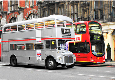 Vintage car on street