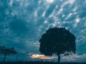 Low angle view of cloudy sky