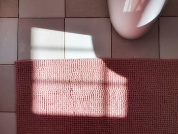 Close-up of tiled floor at home