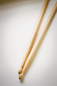 High angle view of food on white background