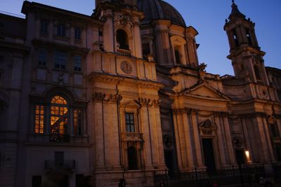 Low angle view of church