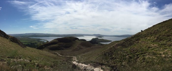 Panoramic view of landscape against sky