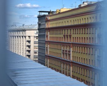 Buildings against sky in city