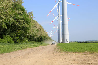 Scenic view of road