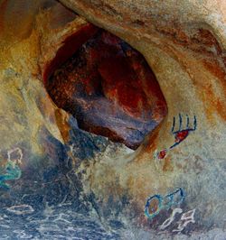 Rocks on rock formation