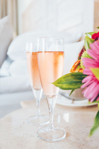 Close-up of drink on table