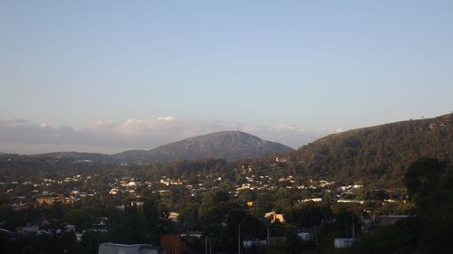 High angle view of cityscape