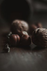 Close-up of candies on table