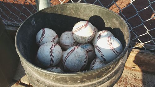 Group of baseballs
