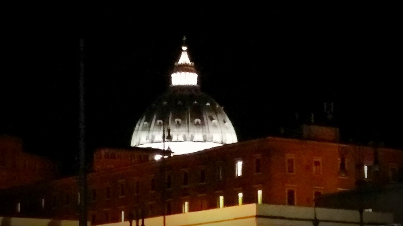 HIGH SECTION OF HISTORIC CHURCH AGAINST SKY