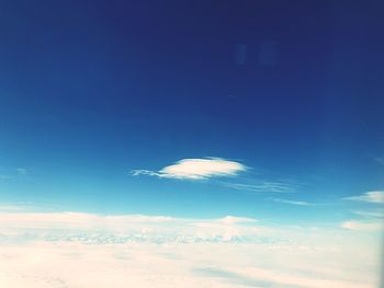 Low angle view of clouds in sky