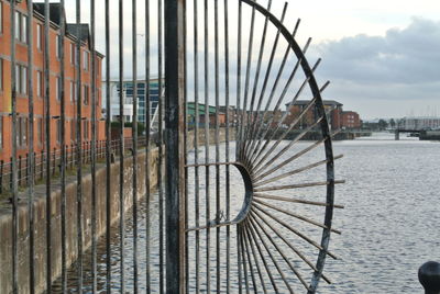 View of bridge in city