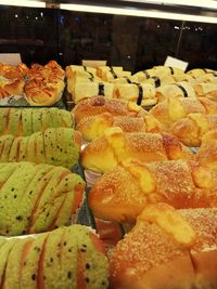 Close-up of fruits on display at store