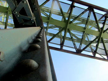 Low angle view of skylight