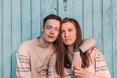 Portrait of young couple