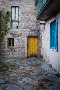 Entrance of old building