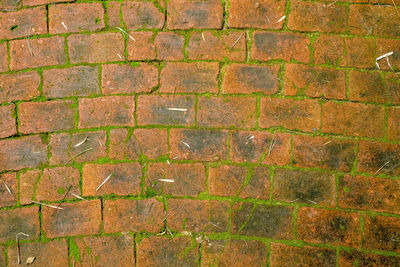 Full frame shot of brick wall