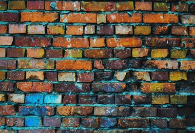 Full frame shot of brick wall