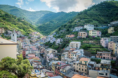 Beautiful city vernazza at cinque terre