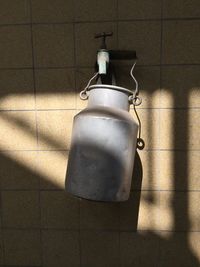 Electric lamp in bathroom