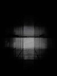 Reflection of sky on window