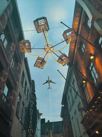 Low angle view of buildings against sky