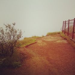 Road passing through landscape