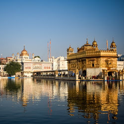 Buildings in water