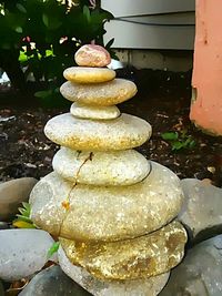 Stack of stones on stones