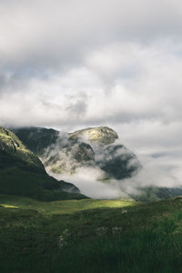 Scenic view of landscape against sky