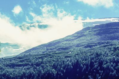 Panoramic view of landscape against sky