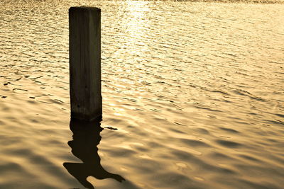 Close-up of rippled water