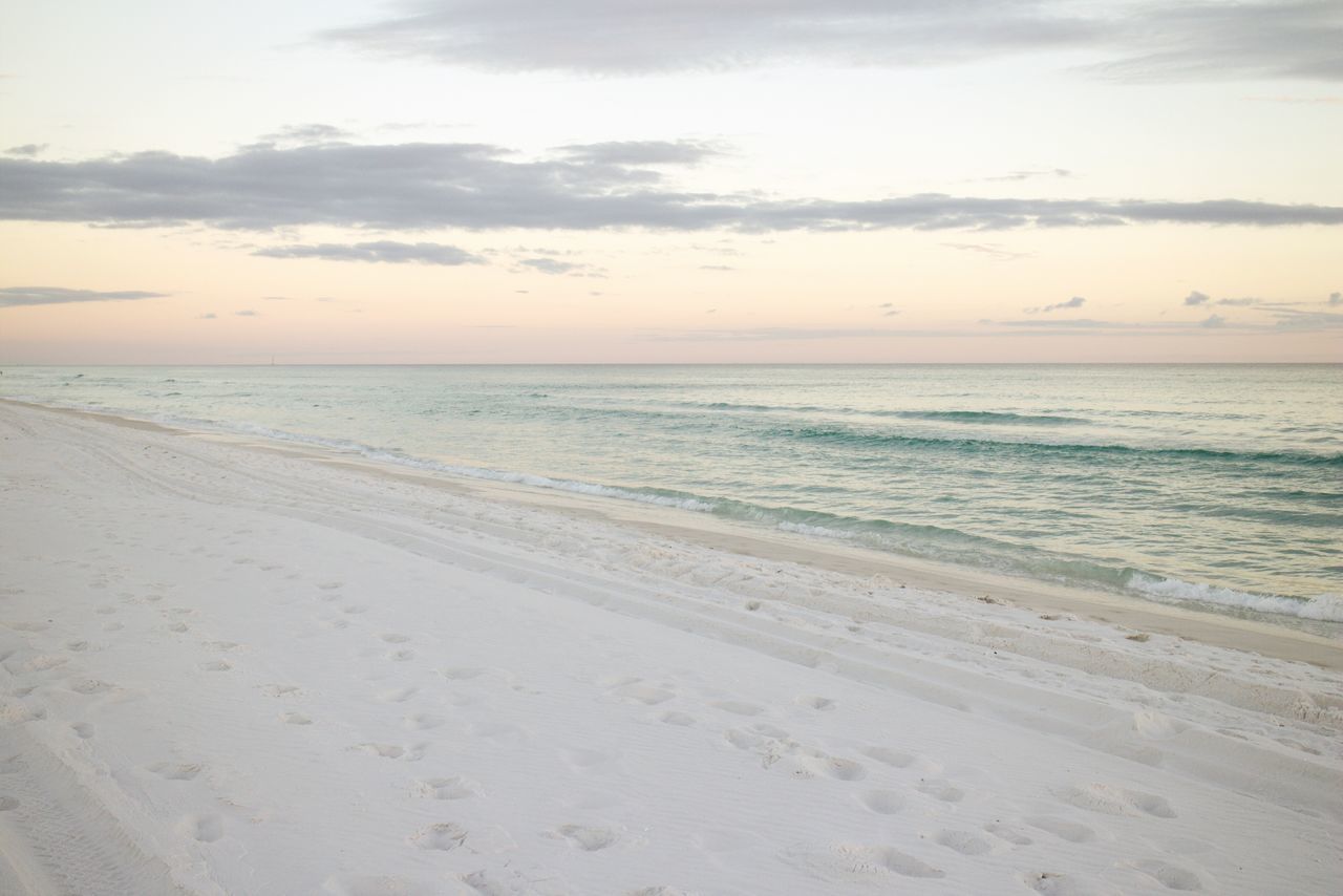 Watercolor beach