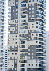 Full frame shot of apartment building