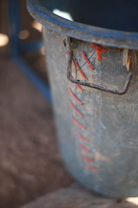 Close-up of rusty metal