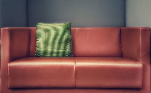 Close-up of sofa