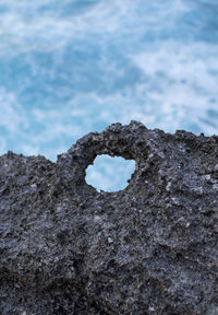 Rock formations in sea