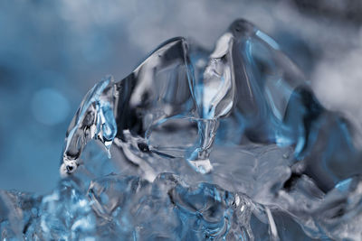 Ice closeup abstract macro water backdrop